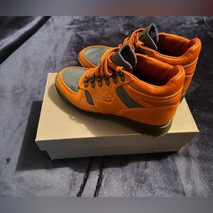 New Balance Men's Vibrant Brown and Navy Blue Sneakers